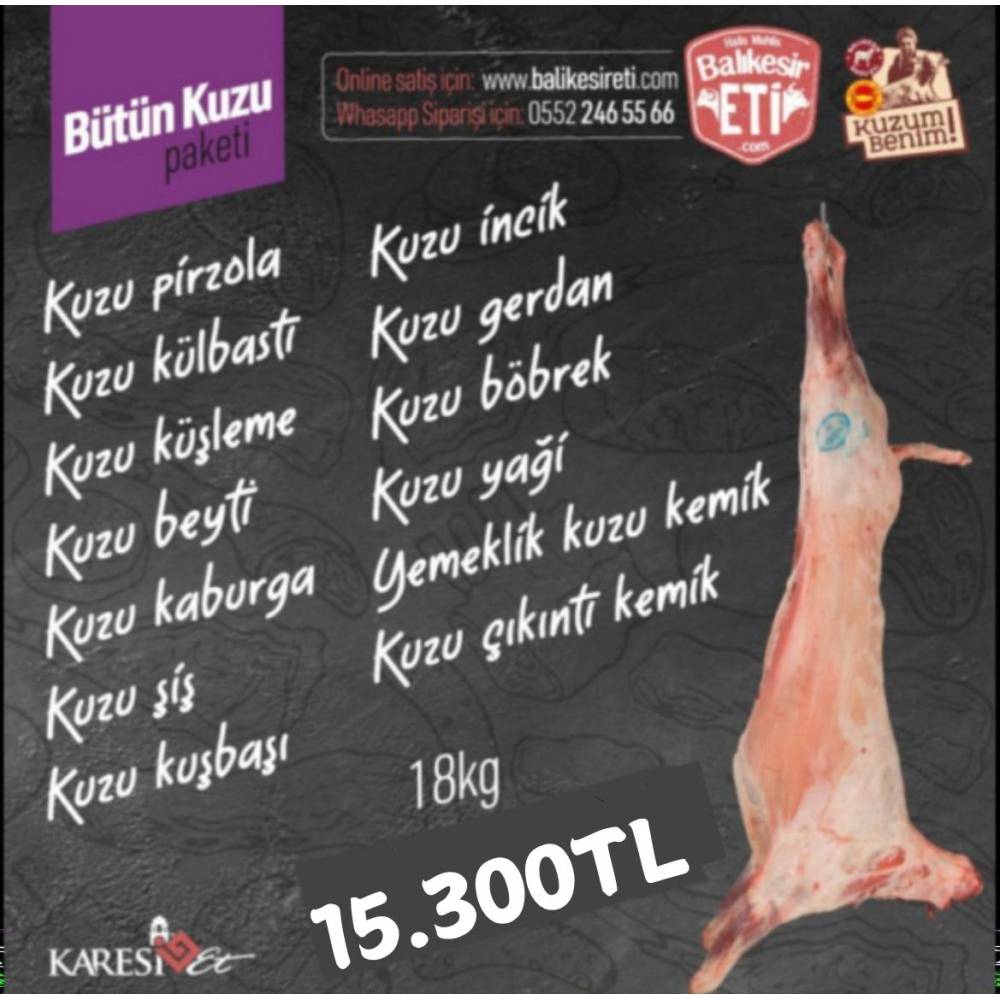 Bütün Kuzu Paketi
