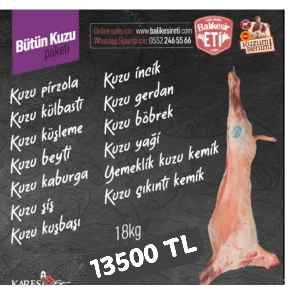 Bütün Kuzu Paketi